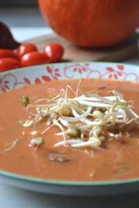 pompoen paprika tomaat soep 3