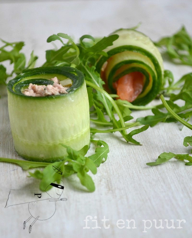 Beste Komkommer Hapjes | Fit en puur | Recepten voor gezonde voeding ZP-13